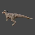 Realistic Dinosaur 3D Model With Unique Head And Detailed Skin Texture 3d model
