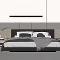 Minotti Double Bedside Table Lamp 3d model