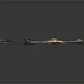 Modern Dagger Sword 3d model