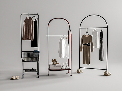 Modern Hanger Coat Rack Hanger 3d model