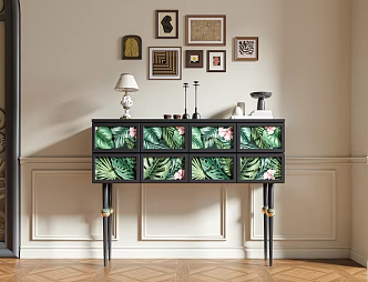 Hanging Picture Combination of Entrance Cabinet 3d model