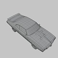 vintage car 3d model