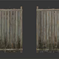 Three Vintage Wooden Storage Crates With Open Doors And Rustic Design