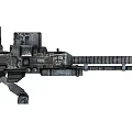 Vintage Mechanical Machine Gun With Detailed Metallic Retro Design And Metal Structure