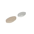 Modern Coffee Tables With Round Wooden And Oval Marble Surfaces