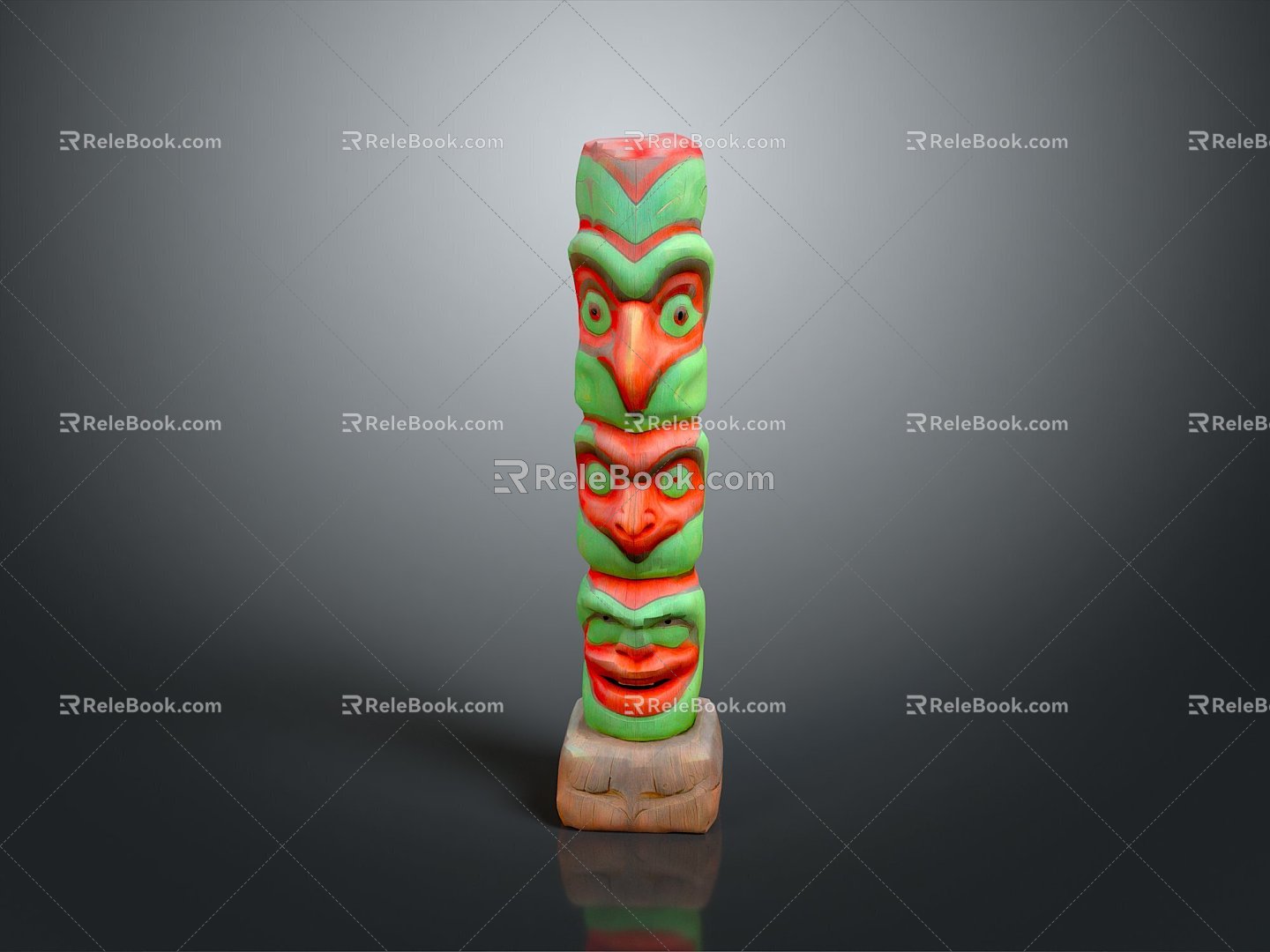 Ruins Relics Maya Ruins Maya Totem Totem Tribal Totem Ancient Ruins Ancient Cultural Relics 3d model