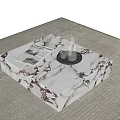 Marble coffee table 3d model