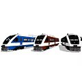 Modern Train 3d model