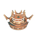 Golden Crown Design With Decorative Spikes And Ornate Circular Patterns