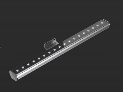 Modern Linear Metal Downlights and Spotlights Bar with Multiple Lamps for Indoor Lighting 3d model