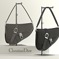 Men's Bag Handbag Entry Luxury French Brand Jewelry Clothing Leather Luxury Fashion small size Entry Luxury Bag Dior Dior 3d model