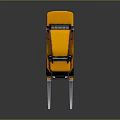 Yellow Industrial Forklift With Heavy Duty Cab And Front Forks Construction Equipment