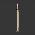 Minimalist White Ballpoint Pen with Sleek Design for Daily Writing Use
