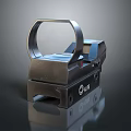 Weapon Tactical Ring Sight With Metal Construction And WVR Logo Optic Accessory 3d model