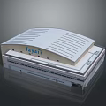 Feyair Exhibition Center Modern Building Design With White Striped Roof Exterior