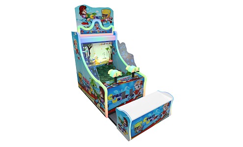 Modern game machine super water jet 3d model