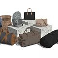 Stylish Leather Canvas Bags Collection Including Backpacks Handbags for Travel Daily Use