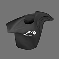 Classic Black Harvard University T shirt with White Printed Logo Design
