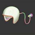 Commercial Safety Equipment With Transparent Face Shield And Flexible Metal Hose Design
