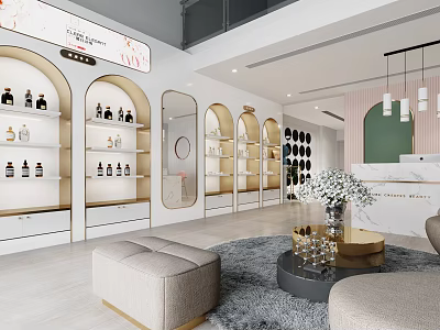 Modern Beauty Salon Indoor Beauty Shop 3d model