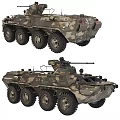 Armored Vehicle T-72B3 3d model