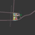 Red Brick Multi Story School Building With Large Windows Green Lawns And Sports Field