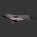 Adorable Cat Playing With Pink Feather Toy Wand For Fun Playtime