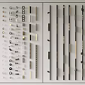 Modern downlight spot lamp magnetic attraction track spot lamp steering spot lamp linear lamp grid lamp 3d model