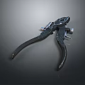 Pipe pliers vise bench vise wrench tool hardware tool processing tool furniture 3d model