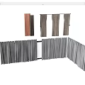 Various Colored Fabric Curtains In Different Styles For Home Decor