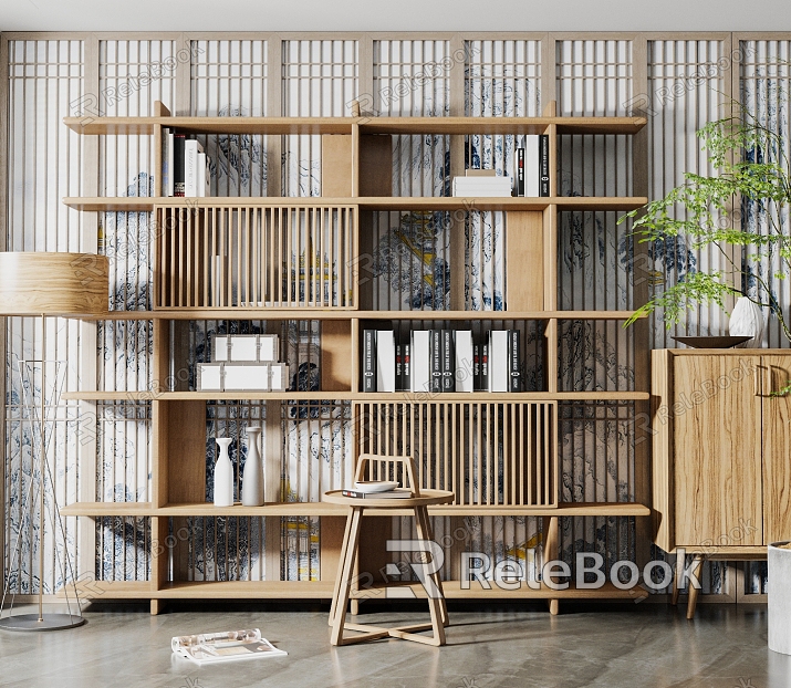 New Chinese Bookshelf model