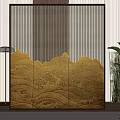 Partition screen 3d model