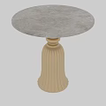 Elegant Modern Gold Side Table With Woven Top And Fluted Base For Living Room Decor