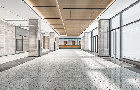 Modern Hospital Hall Hospital Fees Hall Outpatient Hall Hospital Registration Office Registration Hall Reception 3d model