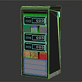 Stacked Tower Server Units With Black Exterior Green Status Lights And Silver Base Panels
