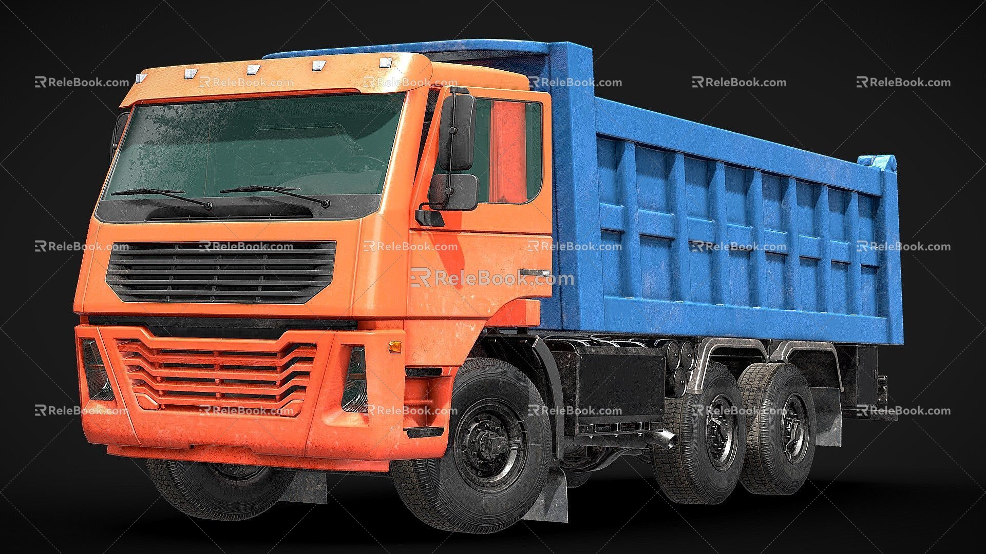 Truck dump truck 3d model