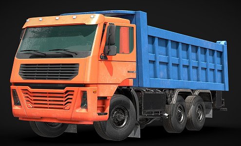 Truck dump truck 3d model