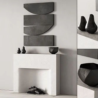 Silent Fireplace 3d model