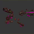 Science Fiction Firearms Next Generation Firearms Science Fiction Game Gun Game Firearms Game Gun Concept Gun Laser Gun 3d model