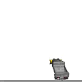 Heavy Duty Dump Truck Equipped With Yellow Snow Plow Clearing Snowy Urban Street
