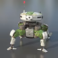 Robot Attack Robot Intelligent Robot Science Fiction Robot Future High-tech Low Face Number Low Model Simple Model Film and Television Level Super Realism 3d model