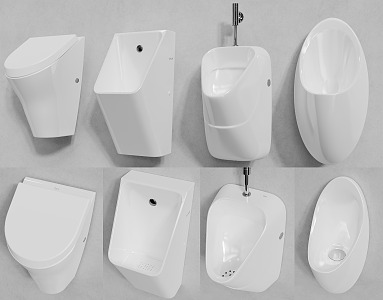 Modern urinal 3d model