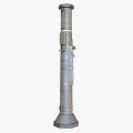 Anti-tank rocket launcher combination realistic anti-tank weapon rocket launcher heavy weapon war military 3d model