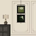 Middle Ancient Style Decorative Painting 3d model