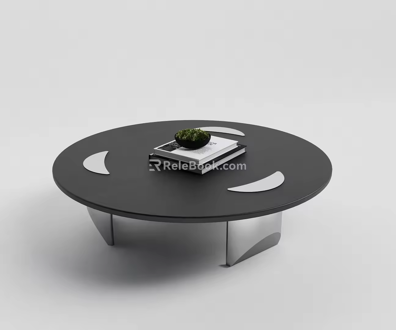 Modern coffee table round coffee table 3d model