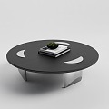 Modern coffee table round coffee table 3d model