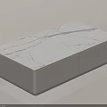 Modern Coffee Table With White Marble Top And Light Gray Drawer Design