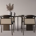 New Chinese Dining Table and Chair Combination Dining Table and Chair Dining Table and Chair 3d model