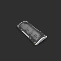 Modern Rectangular Decorative Light With White Frame And Transparent LED Panel