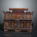 Boxes, Bags, Leather Boxes, Leather Boxes and Containers Realistic 3d model